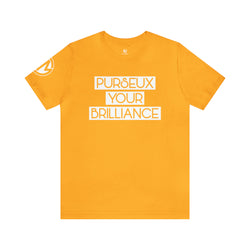 Yellow + White PURSEUX Tee
