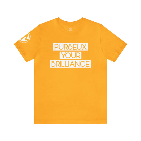 Yellow + White PURSEUX Tee