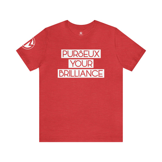 Red + White PURSEUX Tee